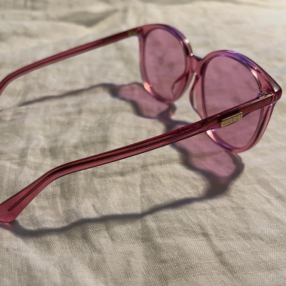 NWOT never worn pink oversized Gucci glasses - Picture 2 of 9